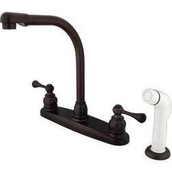 Kingston Brass KB715BL 8-Inch Centerset Kitchen Faucet Marrón