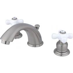 Kingston Brass KB968PX Magellan Widespread Bathroom Faucet Brushed Brushed Nickel