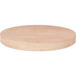 vidaXL Tafelblad Rond Ø40 x 4 cm Massief Eikenhout