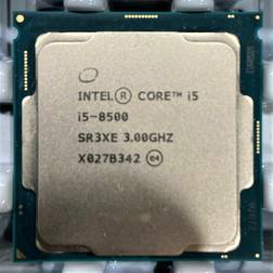 Intel Core i5 8th Gen Core i5-8500 Coffee Lake 6-Core 3.0 GHz (4.1 GHz Turbo) LGA 1151 (300 Series) 65W BX80684I58500 Desktop Processor UHD