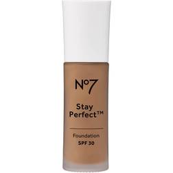 No7 stay perfect foundation toffee spf30 30ml