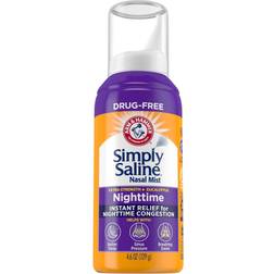 Arm & hammer simply saline nighttime nasal mist 4.6oz- instant relief