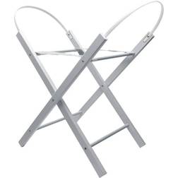 Kinder Valley opal folding moses basket stand grey deluxe solid