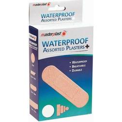 Masterplast Plasters-assorted-100pk waterproof fabric clear breathable