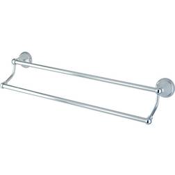 Kingston Brass Governor 24 Dual Towel Bar Polished Chrome