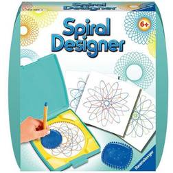 Ravensburger Spiral-Designer Mini, Zeichnen lernen für Kinder ab 6 Jahren, Kreatives Zeichen-Set mit Mandala-Schablone für farbenfrohe Spiralbilder und Mandalas