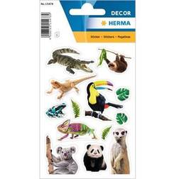 Herma stickers Decor eksotiske dyr 3 30 Hobby & Hjem Klistermærker Klistermærker Magic