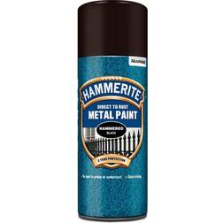 Hammerite Direct to Rust Hammered Korrosionsschutzfarbe Schwarz 0.4L