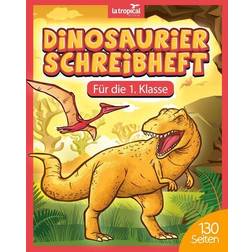 Dinosaurier Schreibheft für die 1. Klasse