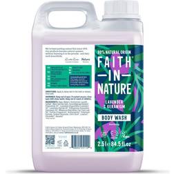 Faith in Nature Relaxing Body Wash Lavender & Geranium Refill 2.5L