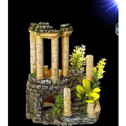 Nobby Décoration D'aquarium Colonnes Antiques Avec Plantes Pet - Beige