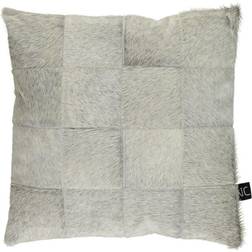 Natures Collection Brazilian Cow Hide Cushion Komplet pyntepude Beige, Grå, Naturfarvet (40x40cm)