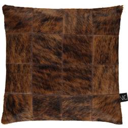 Natures Collection Brazilian Cow Hide Komplet pyntepude Brun, Beige (40x40cm)