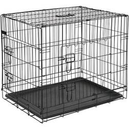 @Pet Cage Pour Chien 50.8x30.5x35.5 cm Métal Noir 15006