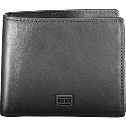 Tommy Hilfiger TH City Small Leather Wallet - Black