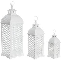 Dkd Home Decor Gadelampe 24 x 24 x 74 cm Ældet Overflade Bordlampe