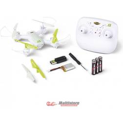 Carson Modellsport X4 Quadcopter 210 2.4G 100% RTF Drone quadricoptère prêt à voler (RtF) blanc