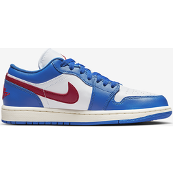 Nike Air Jordan 1 Low W - Sport Blue/White/Sail/Gym Red