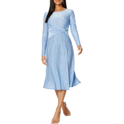 Bubbleroom Meniva Midi Dress - Dusty Blue