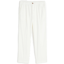 H&M Linen Mix Regular Fit Pants - White