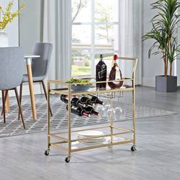 FirsTime & Co. Metal Gold Francesca Bar Cart