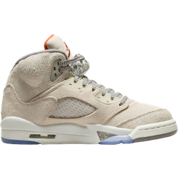 Nike Air Jordan 5 Retro SE Craft GS - Light Orewood Brown/Flat Pewter/Sail/Safety Orange