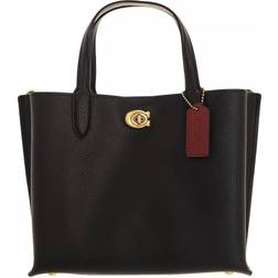 Coach Willow Tote 24 - Brass/Black