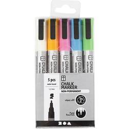 Creativ Company Chalk Markers Bold Colours 5-pack