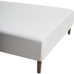 Juna Percale Box Underlakan Vit (200x90cm)
