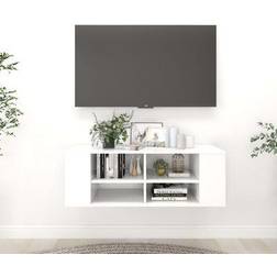 vidaXL Wall-Mounted TV-bänk 102x35cm