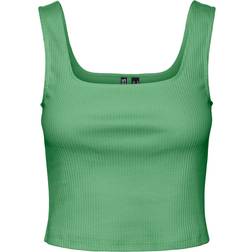 Pieces Nukisa Cropped Tank Top, Absinthe Green