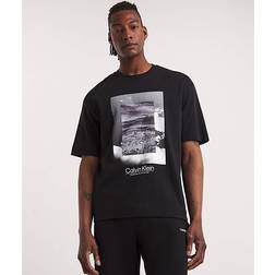 Calvin Klein ARCHIVE PHOTO PRINT MC T-SHIRT Sort