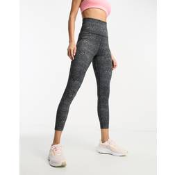 Nike Training One All Over Print Tights, Black/White