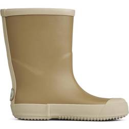 Wheat Muddy Rubber Boots Solid - Frog