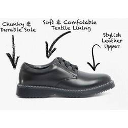 Start-rite Impact Leather School Shoes - Black