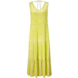 Cream Maxiklänning Long Dress Kim Fit - Grön
