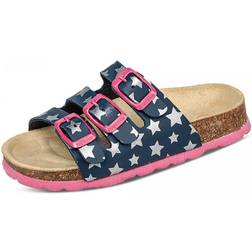 Superfit Fussbettpantoffel Slippers - Blau/Hellblau