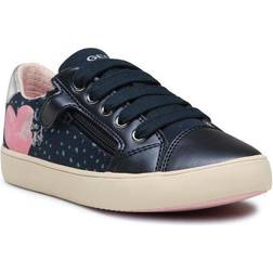 Geox GISLI Girl Sneaker, Navy/PINK