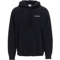 Marcelo Burlon Logo Hooded Sweatshirt - Black