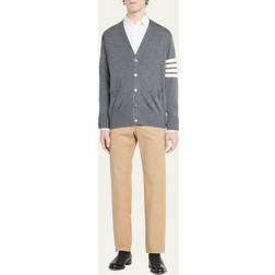 Thom Browne Men's Classic Merino Cardigan - Medium Grey