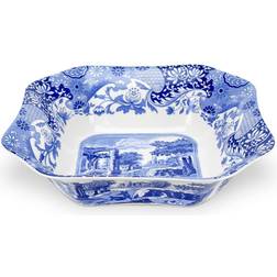 Spode Blue Italian 9" Square Vegetable Serving Bowl