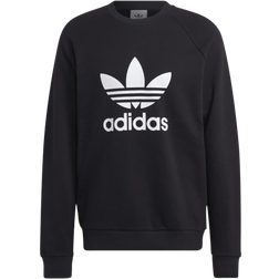 adidas Adicolor Classics Trefoil Crewneck Sweatshirt - Black