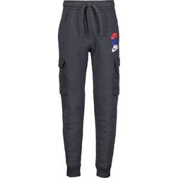 Nike Big Boys Fleece Cargo Pants - Dark Smoke Grey (FD1200-070)