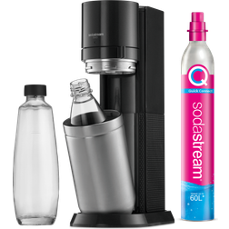 SodaStream Duo Black with Carbon Dioxide Cylinder & 2 Bottles