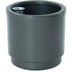 Plastiken Self-Watering Anthracite Flower Pot Ø 22 cm