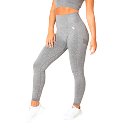 V3 Apparel Define Seamless Scrunch Leggings - Grey Marl