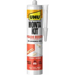 UHU Adhesivo Montaje Profesional 380 Gr Beige Pegado Montakit Cartucho