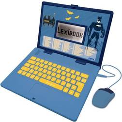 Lexibook Ordinateur portable éducatif Batman 124 activités Français/Anglais Bleu