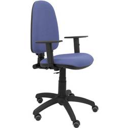 P&C Piqueras y Crespo Ayna Bali Accoudoirs Parquet Bleu Clair Chaise de bureau