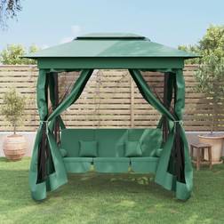 vidaXL Gazebo Con Panca A Dondolo Convertibile Bambini & Famiglia Console, Giochi & Giocattoli